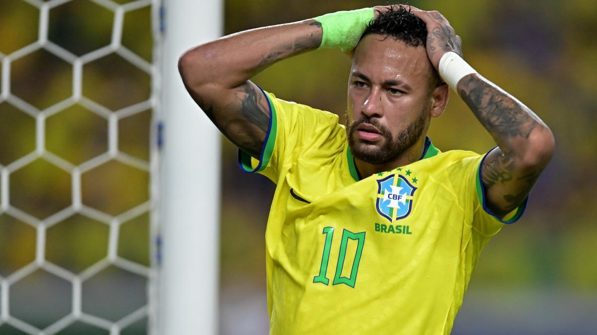 Neymar blessé : le Brésil le garde pour le Mondial 2026