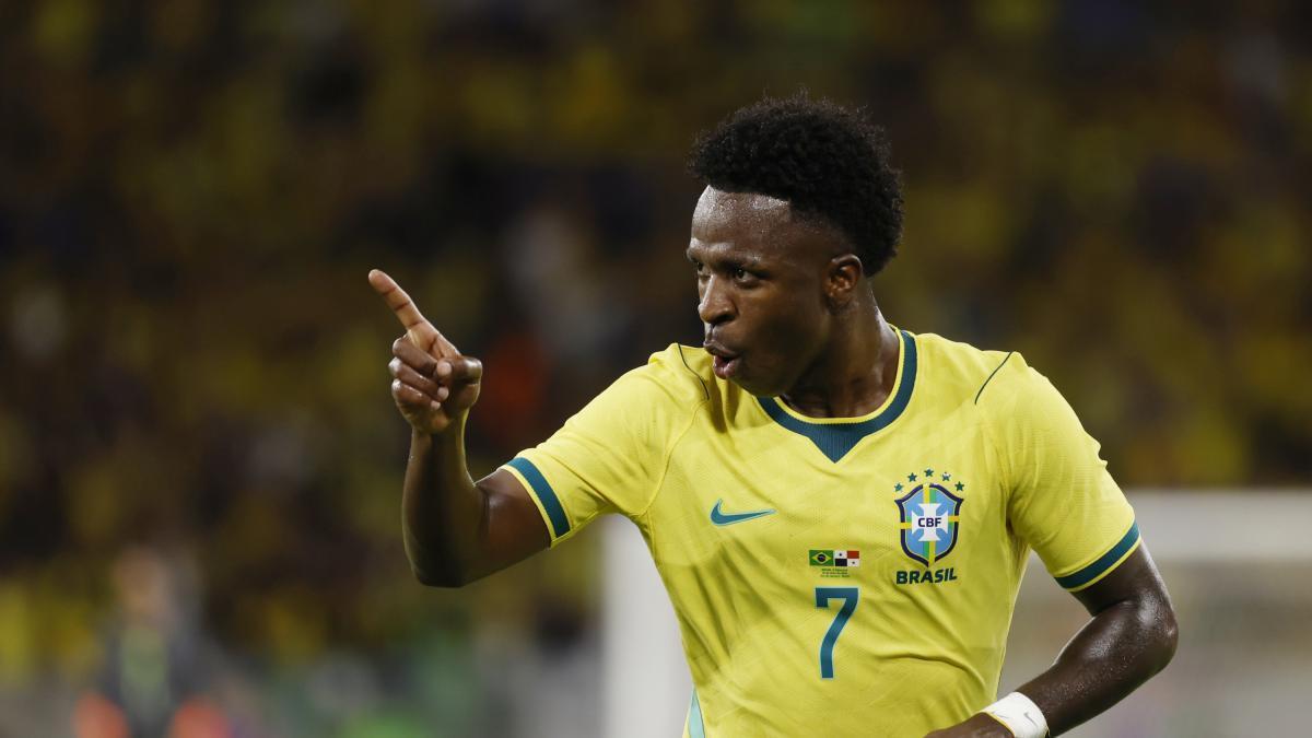 Brésil-Panama 6-2 : Vinicius Jr brille avant la Coupe du monde 2026