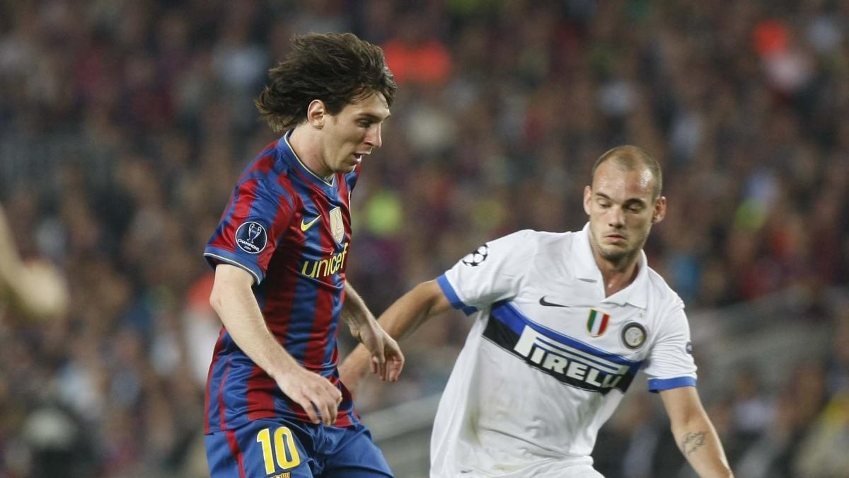 Sneijder cite Barça-Inter 2010 pour défendre le mur d'Arsenal en finale