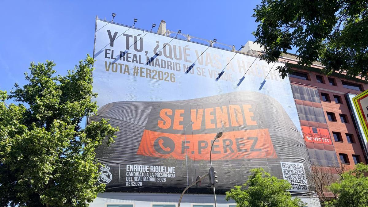 Guerre des banderoles : Riquelme défie Pérez dans la campagne du Real