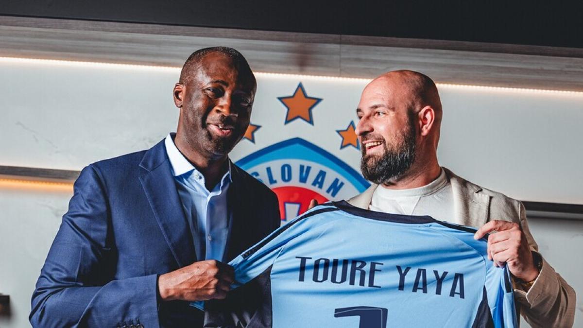 Yaya Touré : un premier pas gagnant sur le banc du Slovan Bratislava en C1