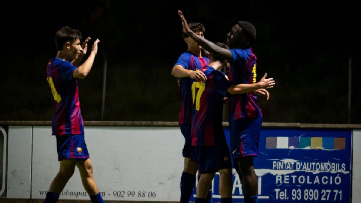 Nuhu Fofana, 17 ans, double buteur : le nouveau joyau de la Masia