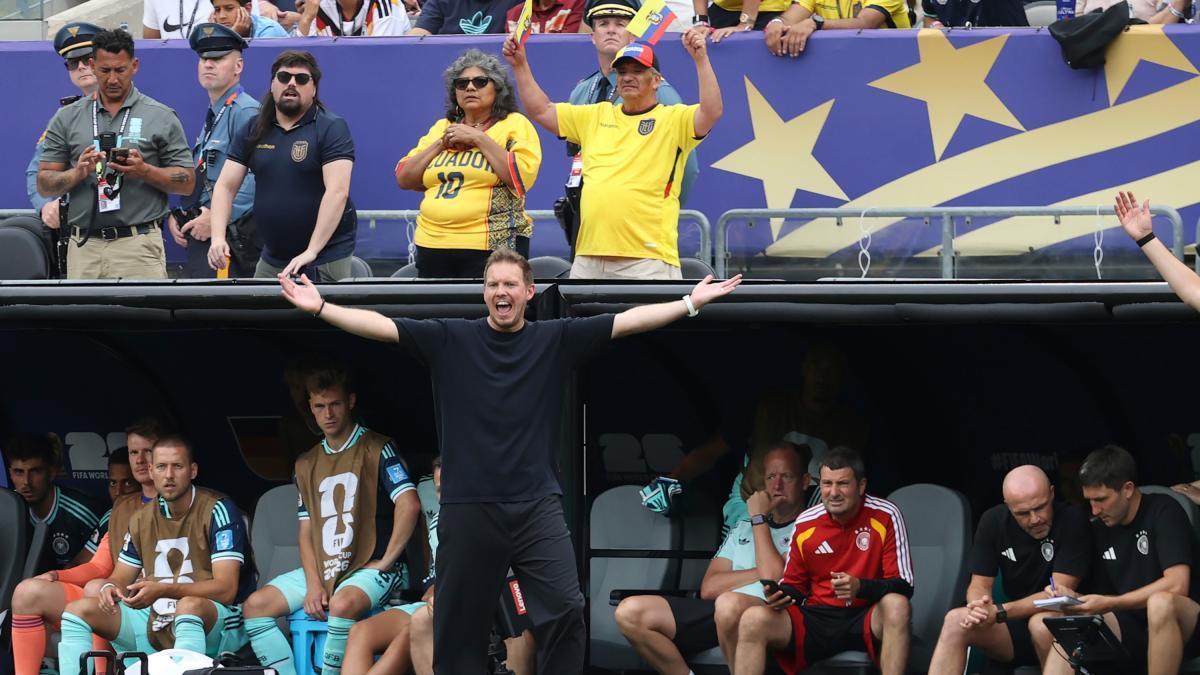 Ecuador humilie l'Allemagne : Nagelsmann admet la supériorité