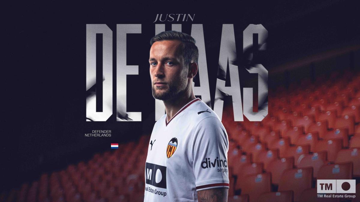 Valencia : le premier renfort estival officialisé avec Justin de Haas