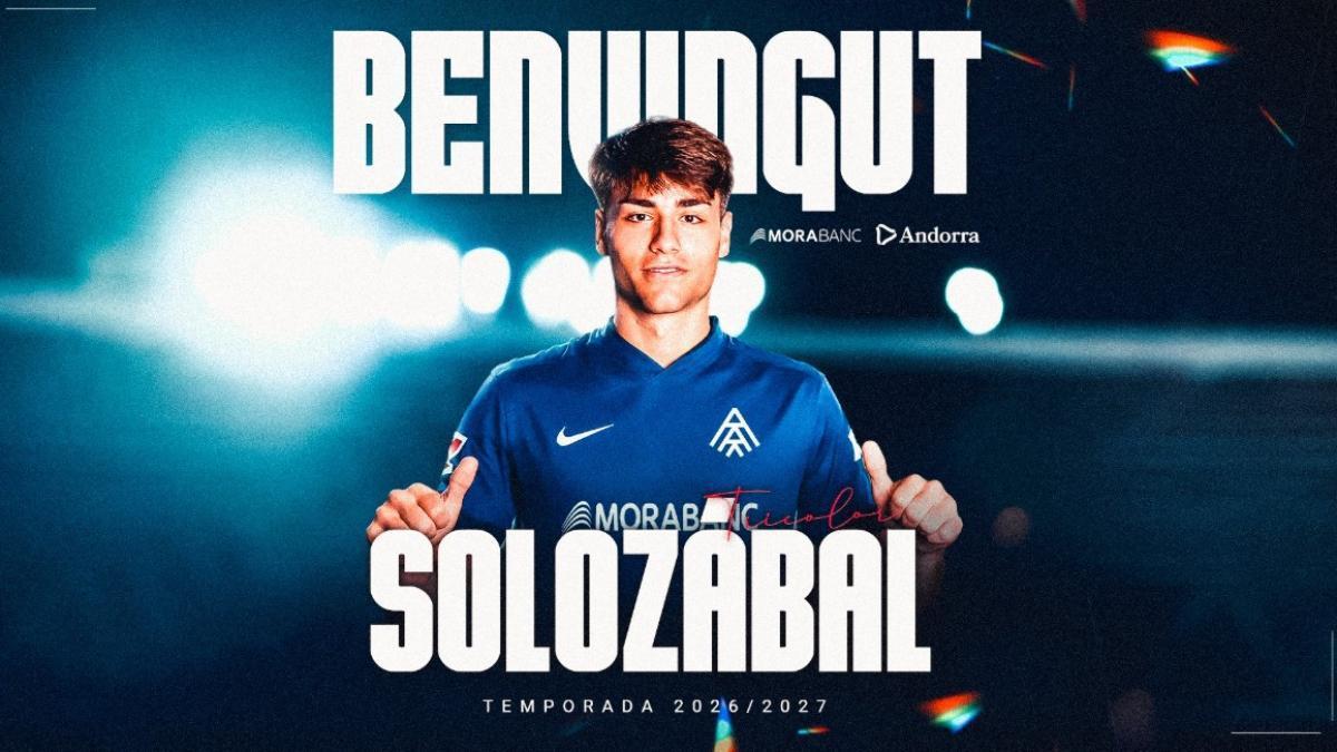 Andorra lance son mercato avec Hugo Solozábal, jeune promesse du Getafe