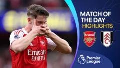 Arsenal creuse l'écart : 6 points d'avance sur Manchester City après un succès 3-0 contre Fulham
