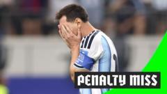 Messi rate un penalty historique : le record du monde lui échappe