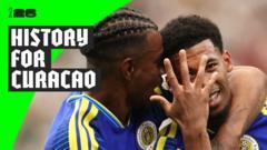 Comenencia inscrit le premier but de l'histoire de Curaçao en Coupe du monde