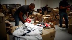 Saisie record de maillots contrefaits : 18 millions d'euros saisis pendant la Coupe du Monde