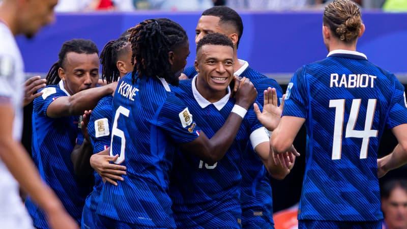 Mbappé fête sa 100e sélection par un doublé : les Bleus au 16e