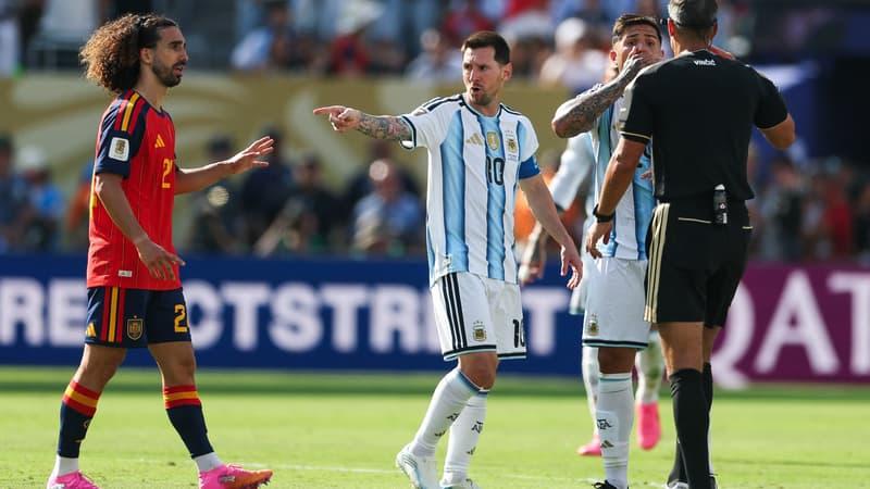 Messi-Cucurella : l'incident qui a enflammé la finale Espagne-Argentine