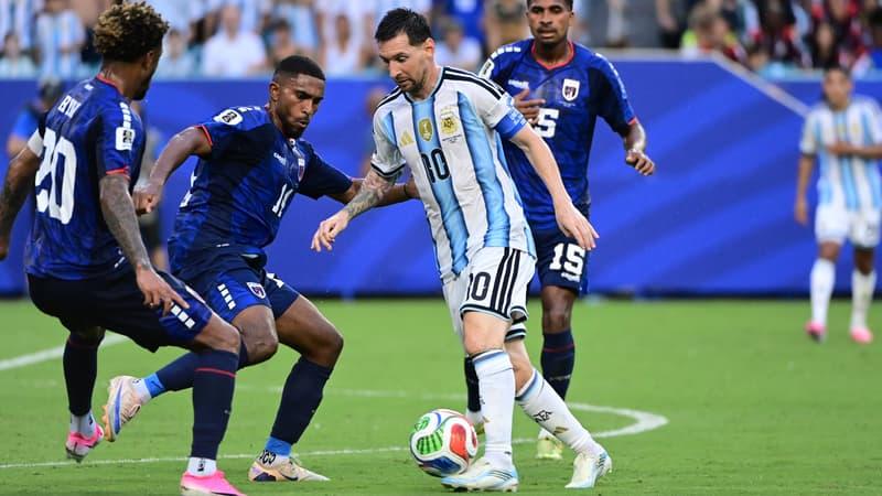 Cap-Vert – Argentine : l'instant magique des joueurs avec Messi en zone mixte