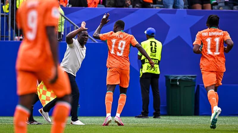 Pépé propulse la Côte d'Ivoire vers les 16es du Mondial