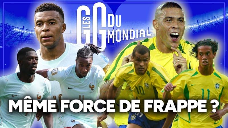 Mbappé, Olise, Dembélé : la France 2026 peut-elle dominer le Brésil 2002 ?