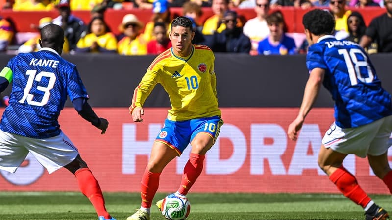 James Rodriguez inquiète la Colombie à deux mois du Mondial 2026