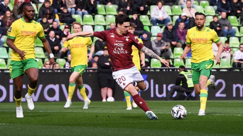 Nantes arrache un point précieux à Metz grâce à Lopes